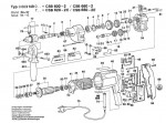 Bosch 0 603 149 042 CSB 660-2 Percussion Drill 240 V / GB Spare Parts CSB660-2